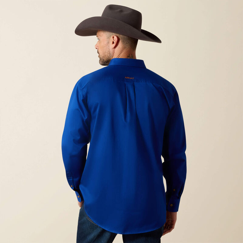 Ariat  Solid Twill Classic Fit Shirt ULTRAMARINE