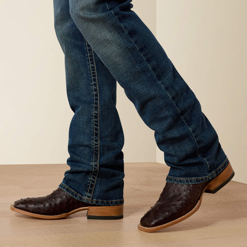 ARIAT MENS M4 LOW RISE RELAXED  BOOT CUT JEAN GULCH 10023455