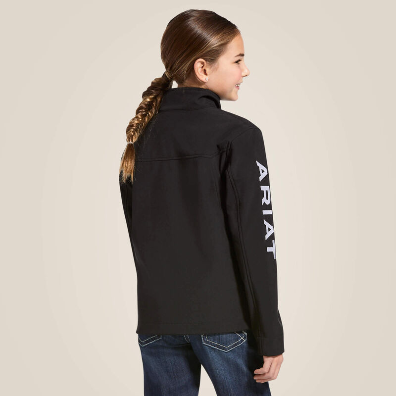 ARIAT YOUTH NEW TEAM SOFTSHELL JACKET BLACK