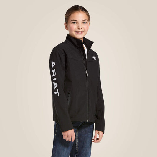 ARIAT YOUTH NEW TEAM SOFTSHELL JACKET BLACK