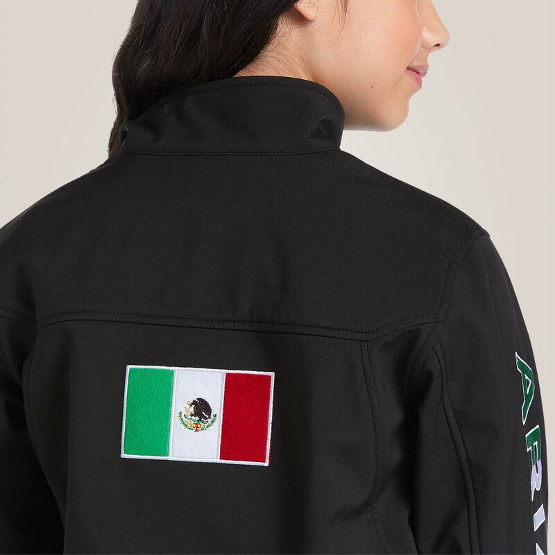 ARIAT YOUTH NEW TEAM SOFTSHELL MEXICO JACKET