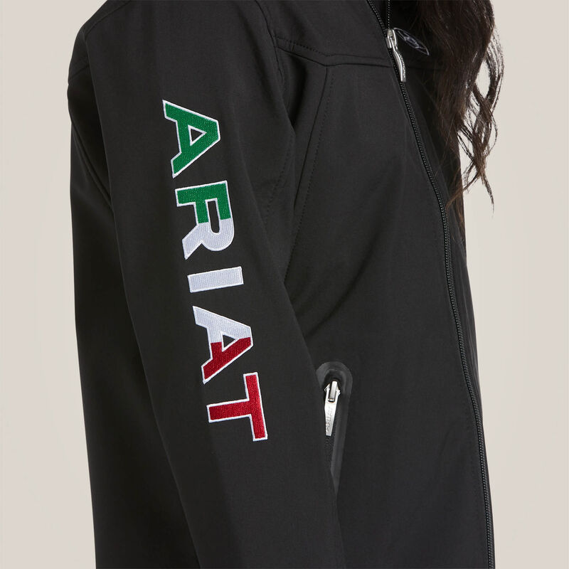 ARIAT YOUTH NEW TEAM SOFTSHELL MEXICO JACKET