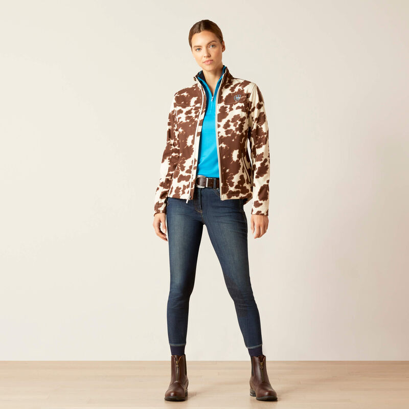 ARIAT WOMENS  NEW TEAM SFTSHELL JACKET PONY