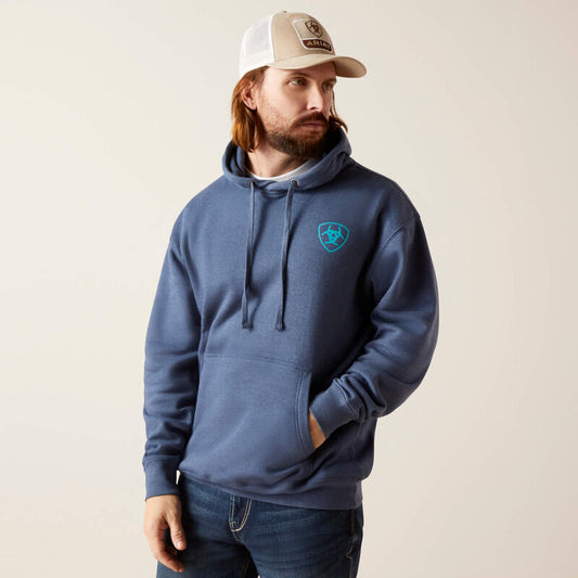 ARIAT MENS V WAVES HOODIE