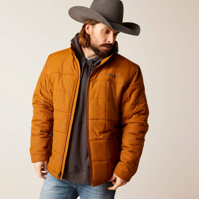 ARIAT MEN’S CRUIS INSULATED JACKET CHESTNUT