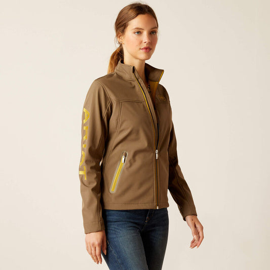 ARIAT WOMENS  NEW TEAM SOFTSHELL JACKET CANTEEN