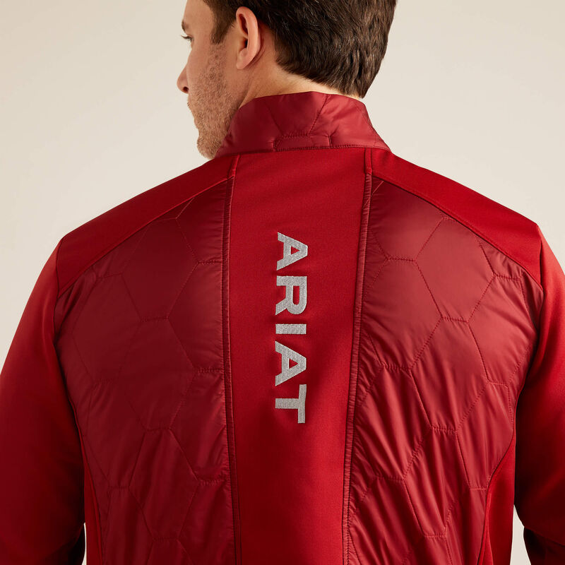 ARIAT MENS FUSION INSULATED JACKET TEAM SUN-DRIED TOMATO