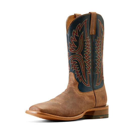 Ariat Men's Boots - Tanglewood - Bone / Honorable Blue