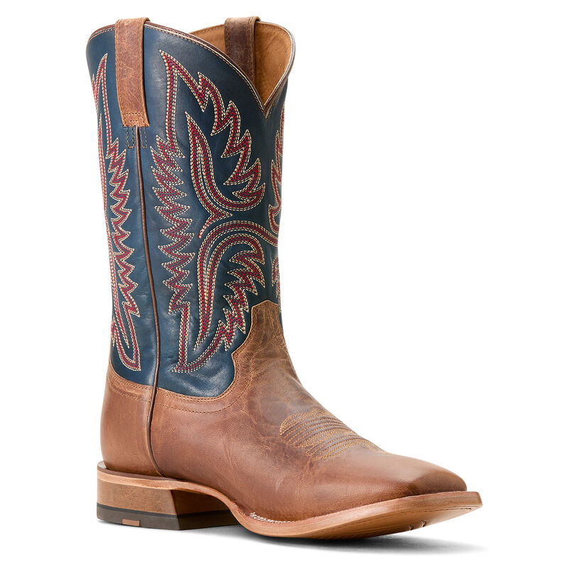 Ariat Men's Boots - Tanglewood - Bone / Honorable Blue