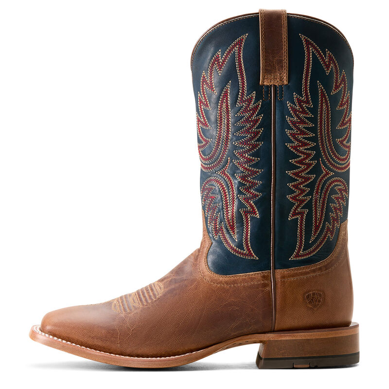 Ariat Men's Boots - Tanglewood - Bone / Honorable Blue