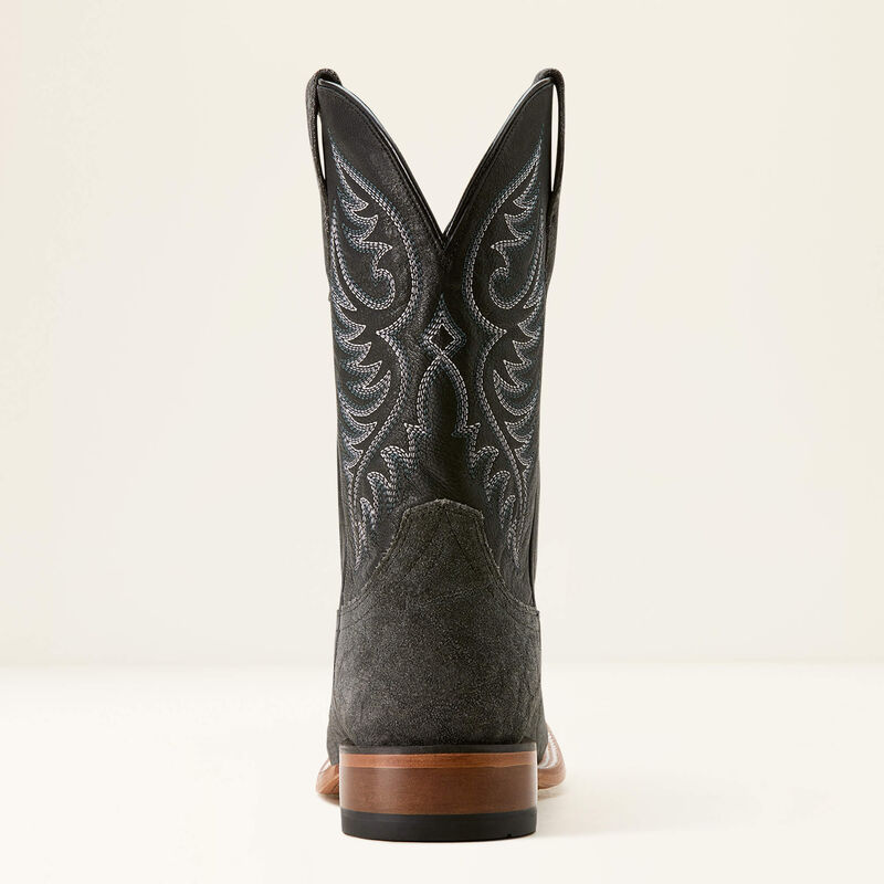 ARIAT Men's Wiley Boot Black Elephant Roughout/Bayou