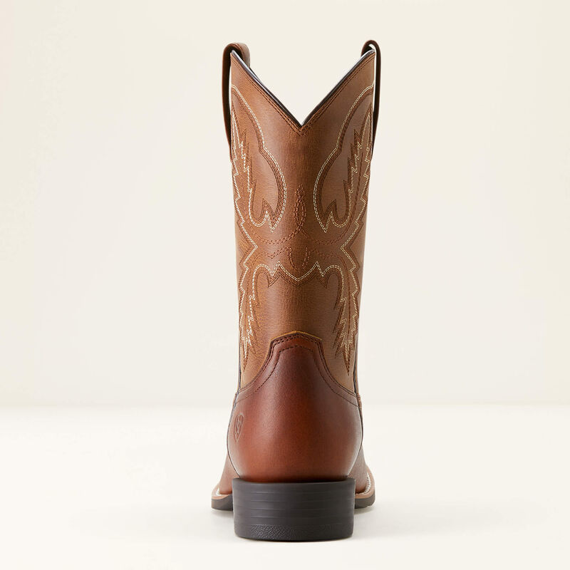 ARIAT MENS SPORT STRATTEN COWBOY BOOT PEANUT|TOASTY TAN 10053658