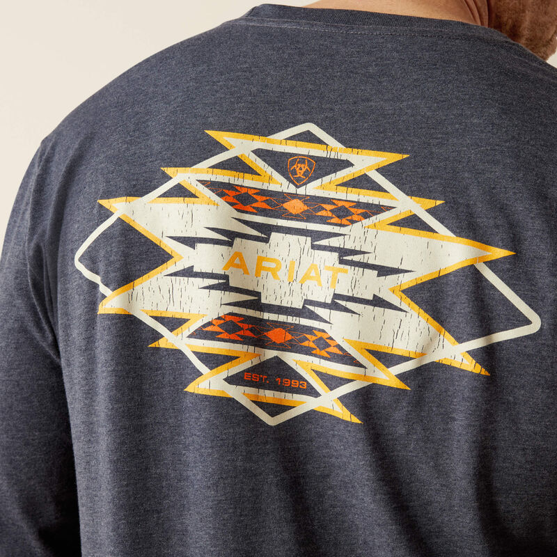 ARIAT Saltillo Lockup Long Sleeve T-Shirt