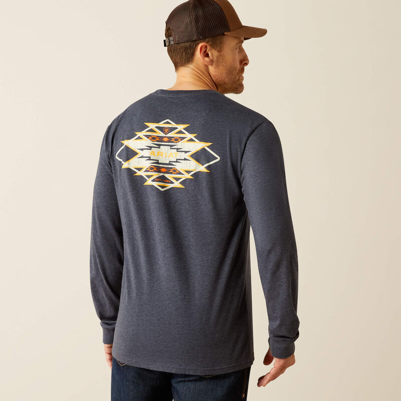 ARIAT Saltillo Lockup Long Sleeve T-Shirt