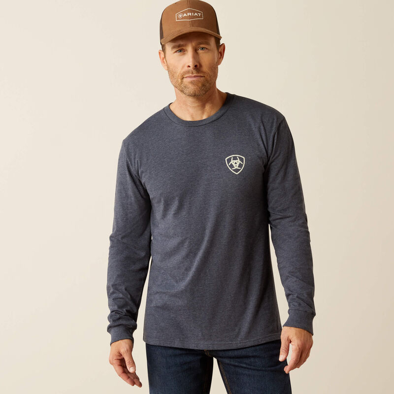 ARIAT Saltillo Lockup Long Sleeve T-Shirt