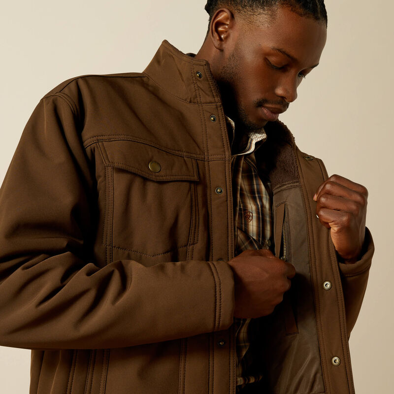 ARIAT MENS VERNON  SHERPA  2.0 DARK BROWN Jacket