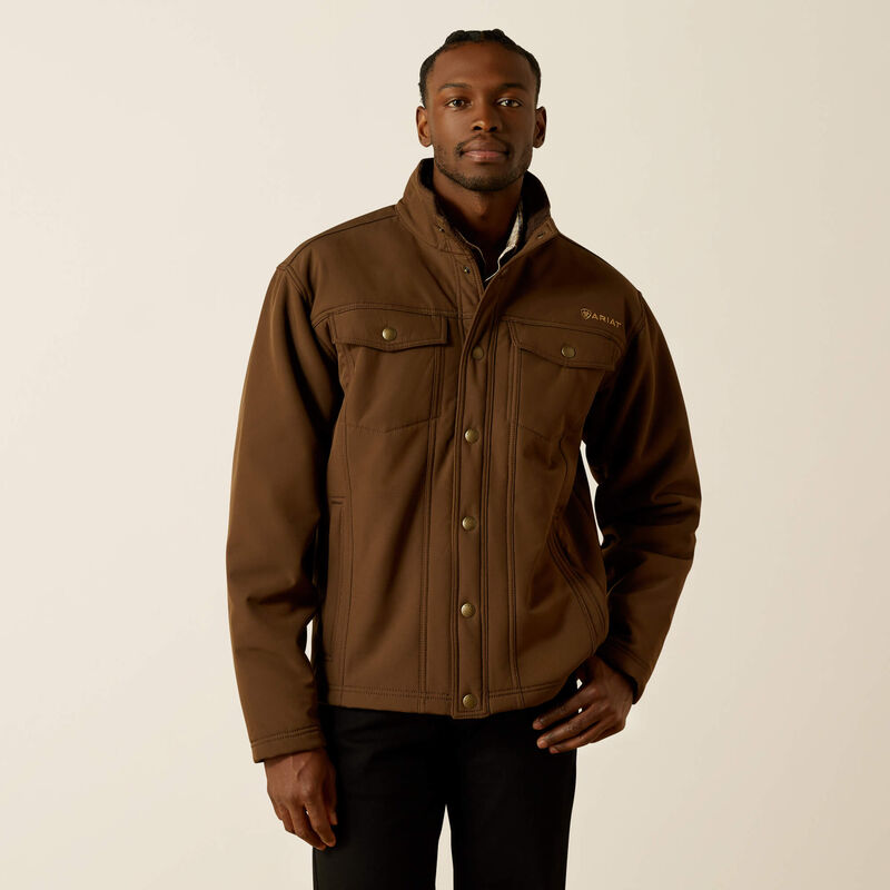 ARIAT MENS VERNON  SHERPA  2.0 DARK BROWN Jacket