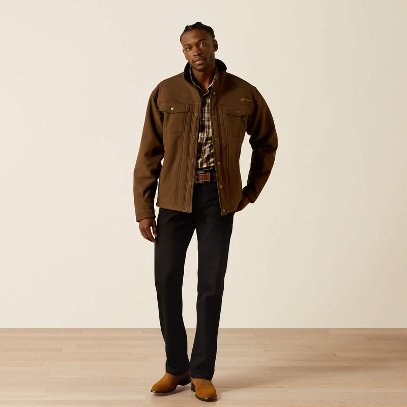 ARIAT MENS VERNON  SHERPA  2.0 DARK BROWN Jacket