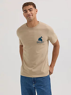 WRANGLER Men's Long Live Cowboys Spanish T-shirt