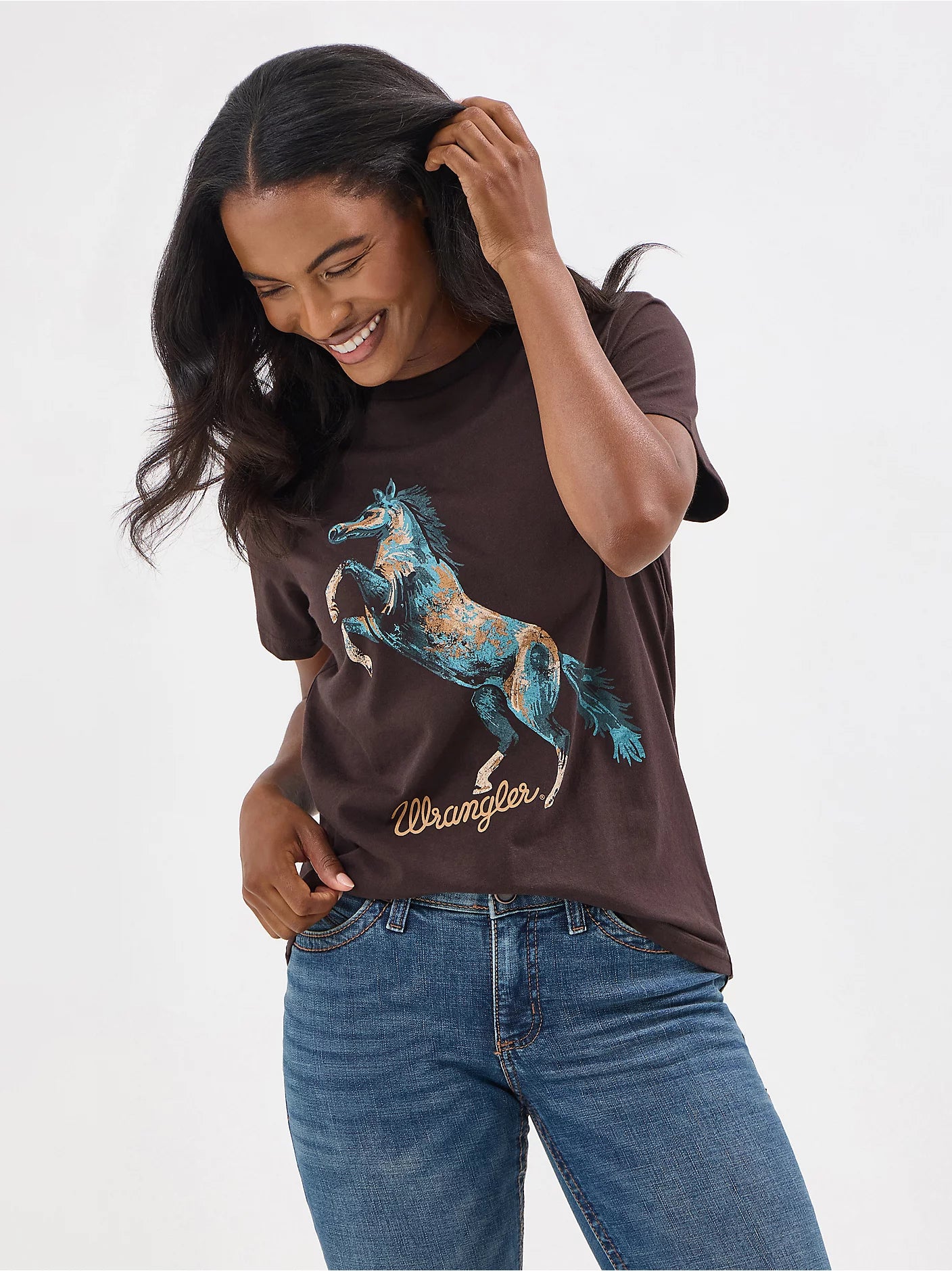 WRANGLER Women's Dreamy Horse Tee