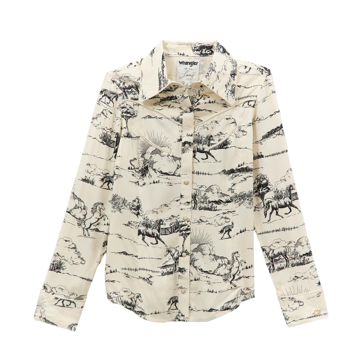 Women Wrangler® X Lainey Landscape Western Shirt Landscape -