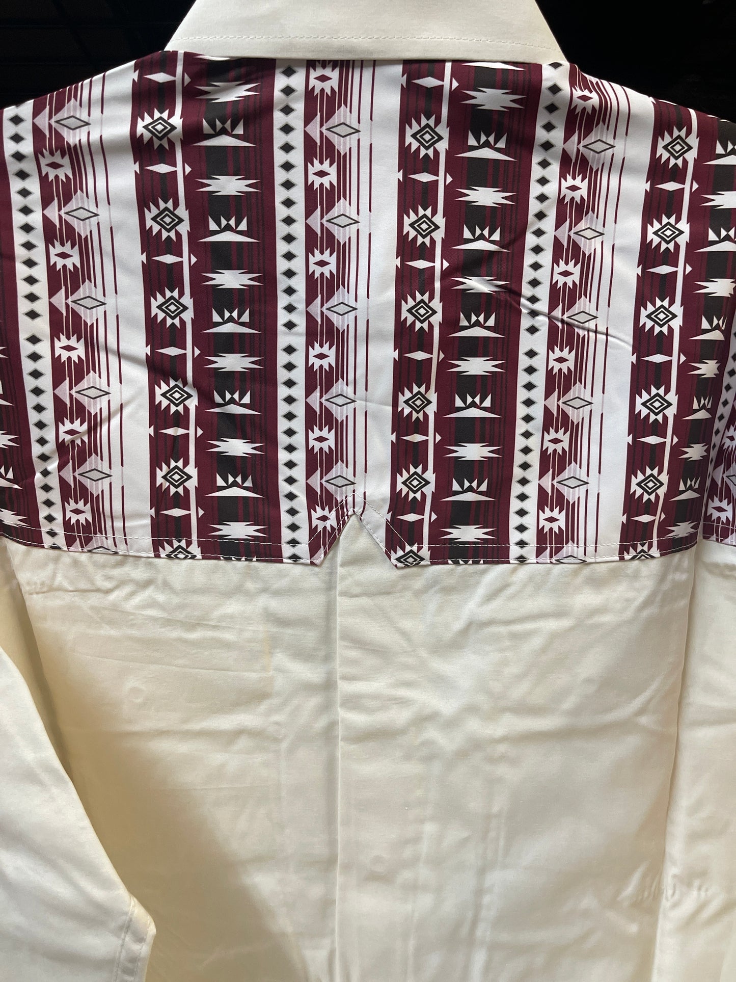 MENS LONG SLEEVE SOLID PRINT SHIRT