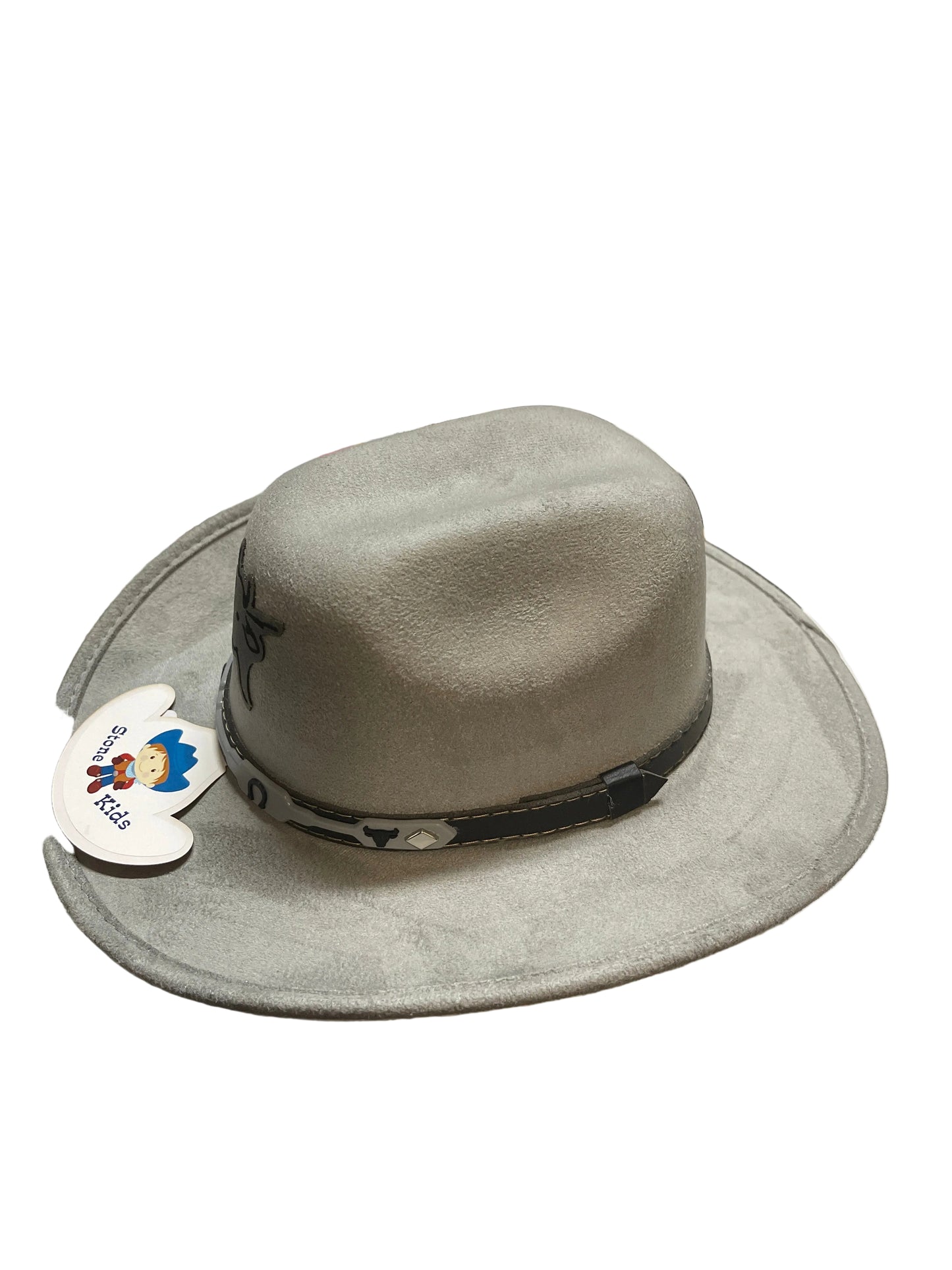 BABY HATS STONE ELASTIC  LINED