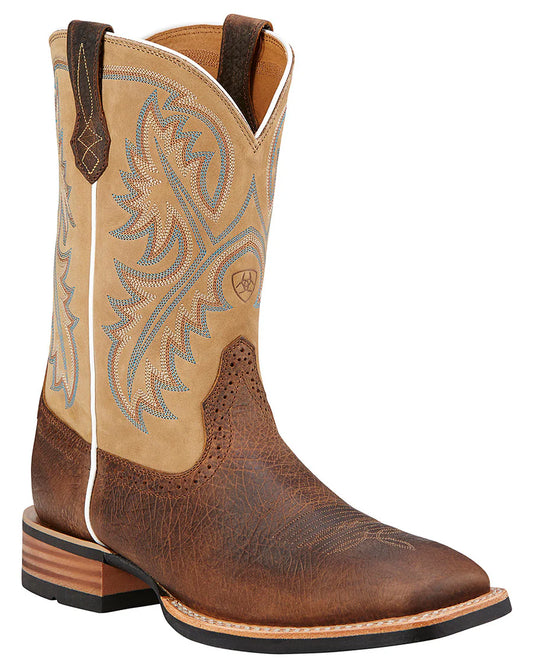 ARIAT Men's Quickdraw Tumbled Bark Boot