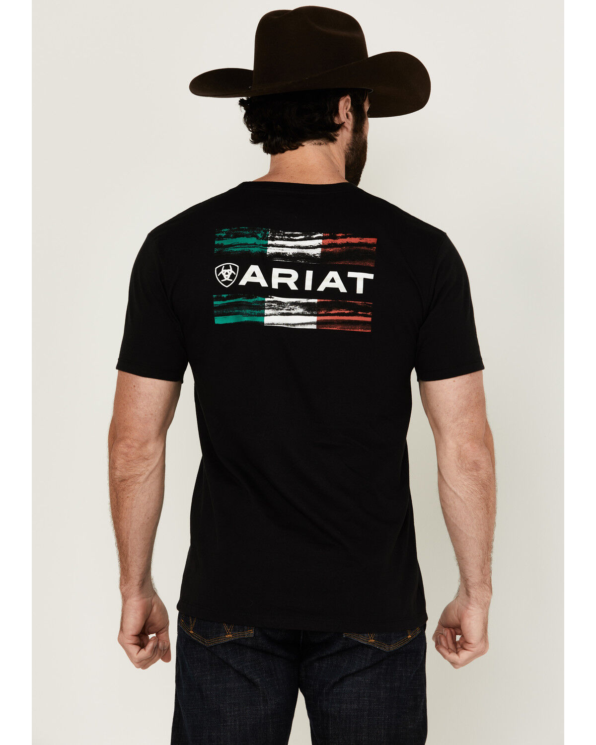 MENS ARIAT VIVA MEXICO TSHIRT SS BLACK 10036630