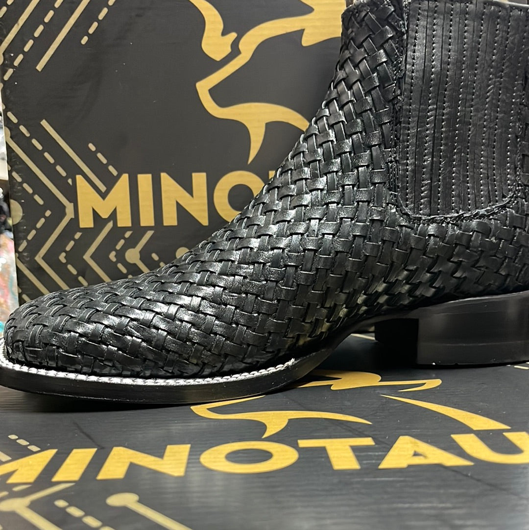 MINOTAURO BOTIN  BLACK FABRIC  076