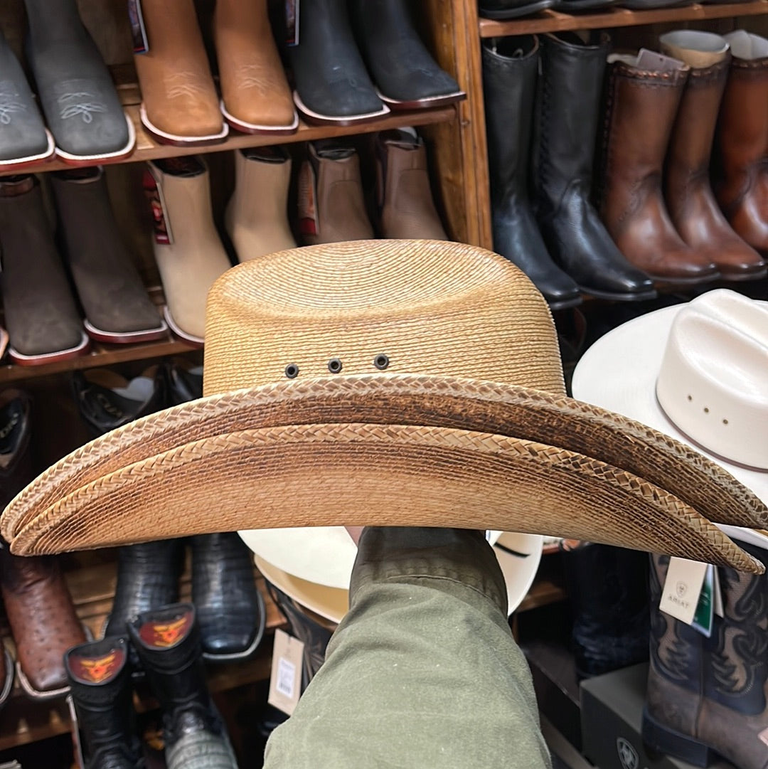 Jason aldean flamed/burned straw hat