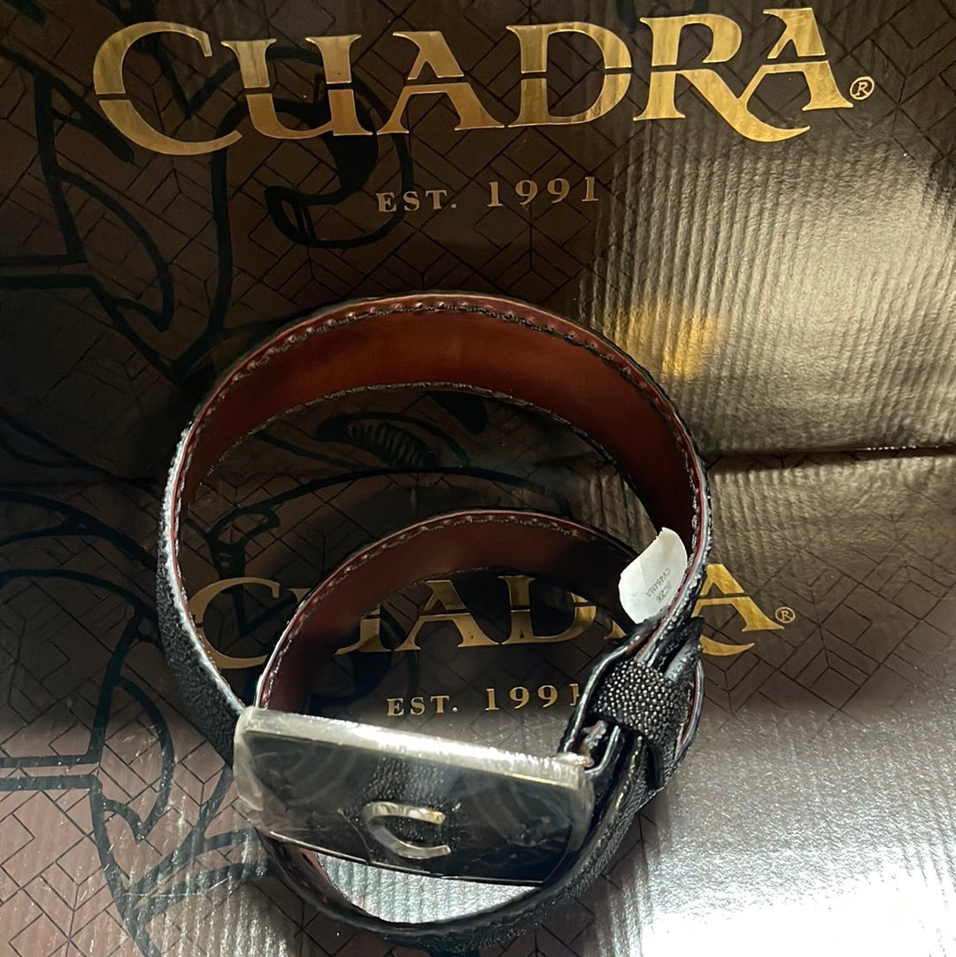 CUADRA MEN'S BELT STINGRAY BRACK