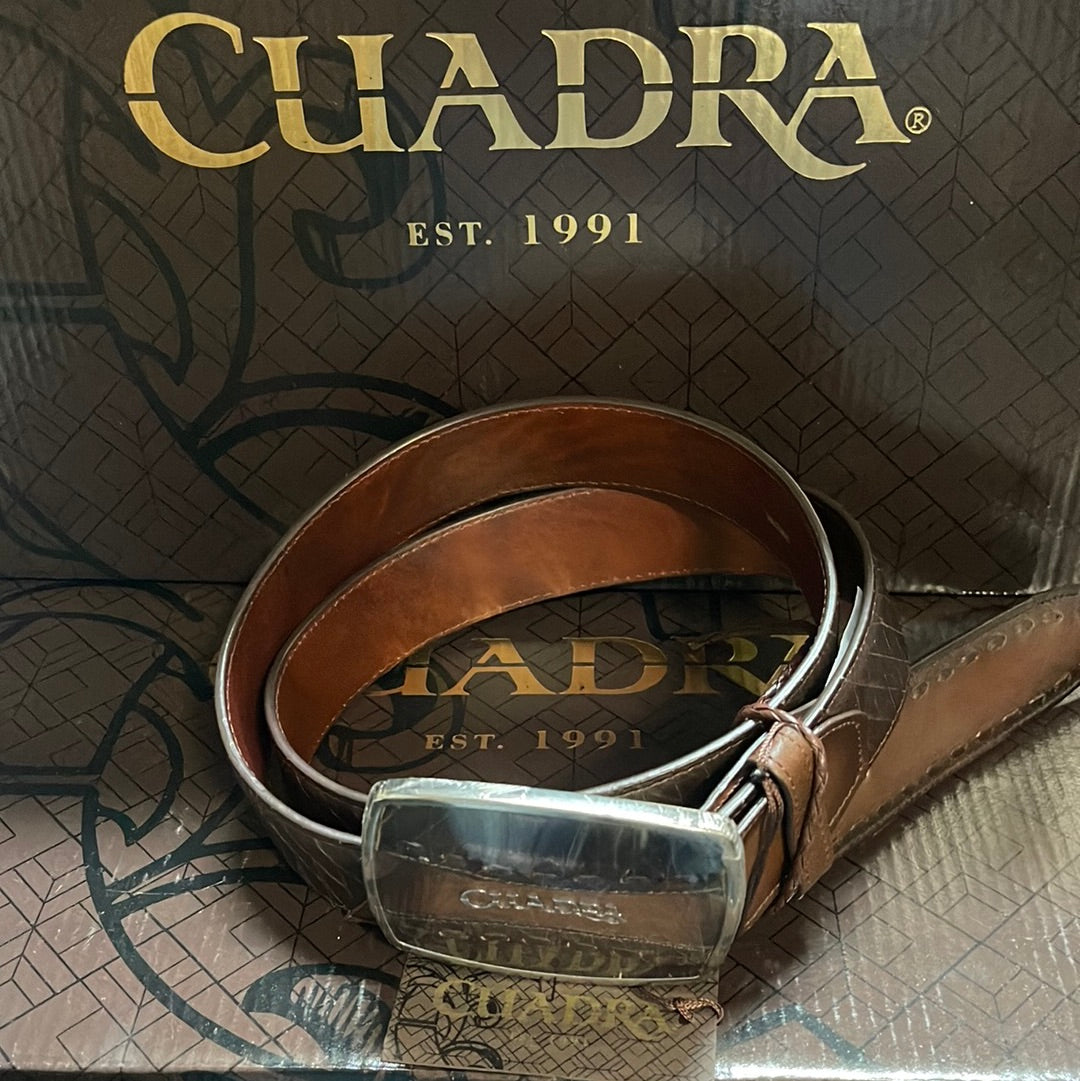 CUADRA BELT BROWN MENS  WOVEN