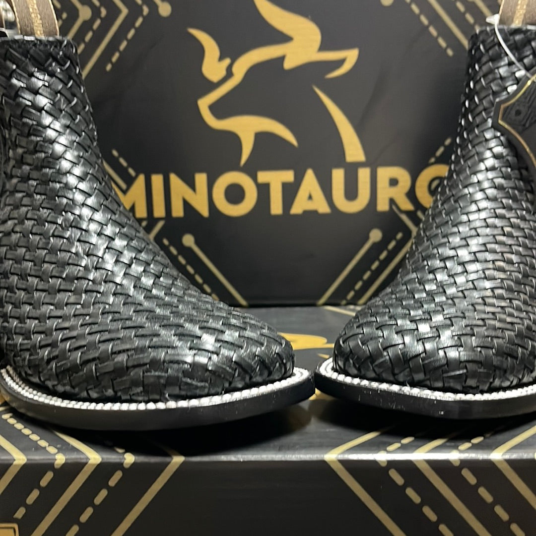 MINOTAURO BOTIN  BLACK FABRIC  076