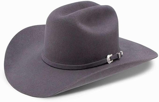 RESISTOL MENS  COWBOY HAT GREY 3X TUCKER