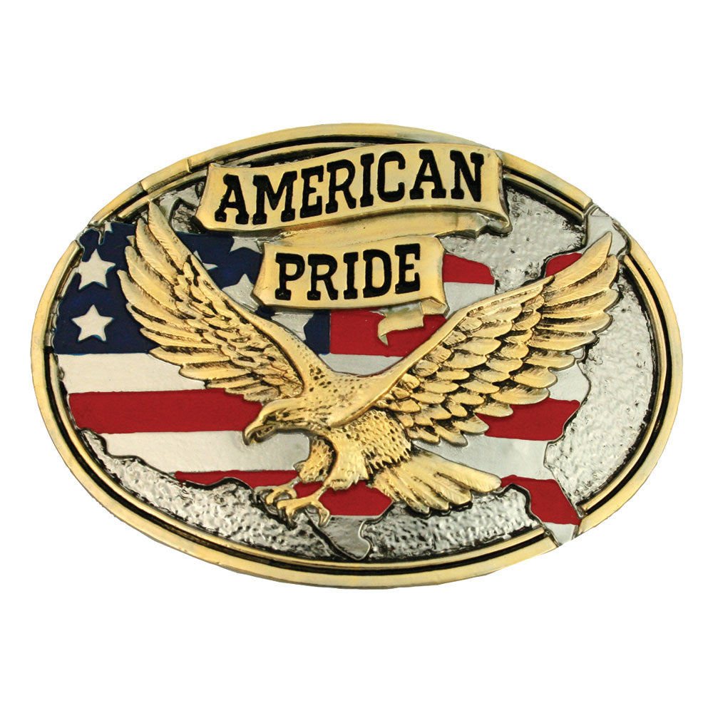 Montana American Pride Attitude Belt Buckle