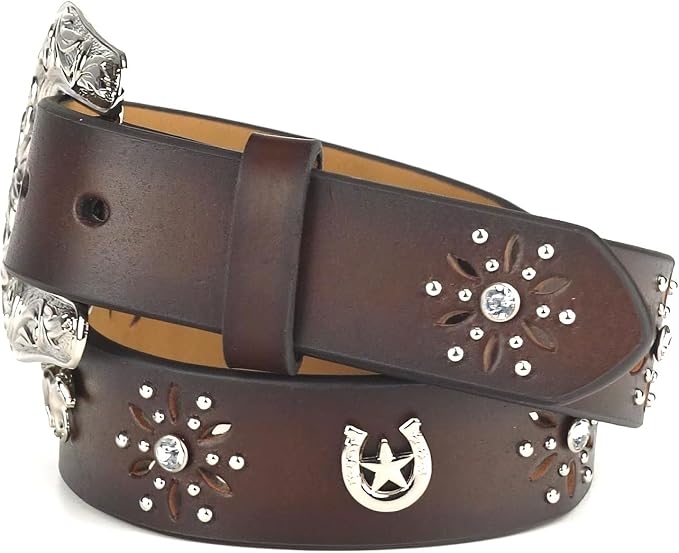 ARIAT Girl's Brown Leather Belt