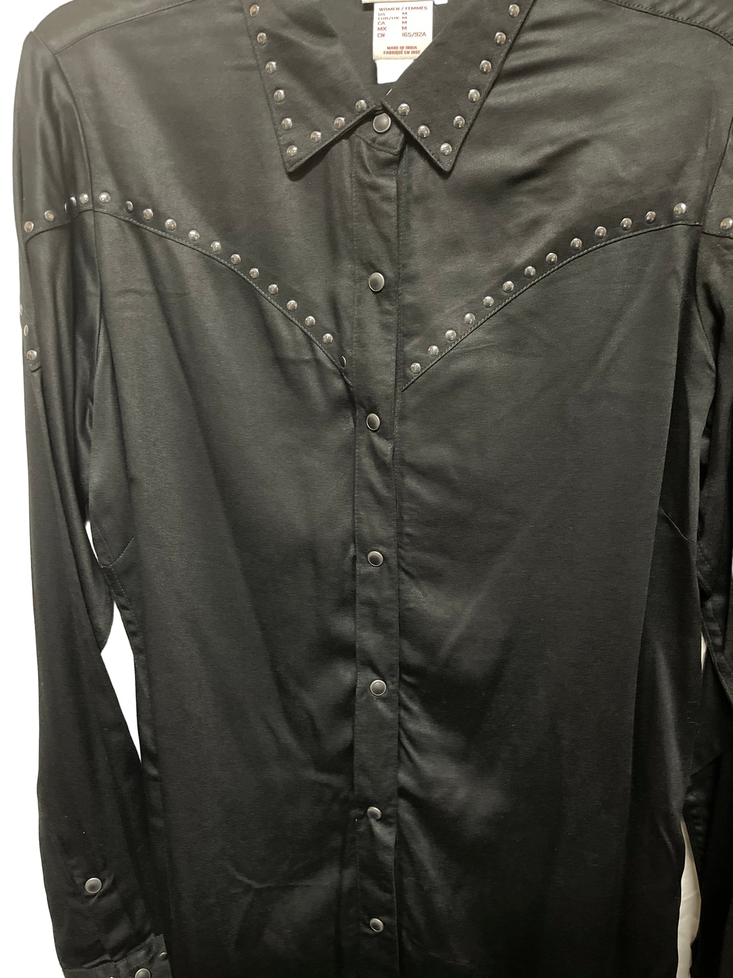 ARIAT WOMEN RHONDA LS SHRT BLACK 10047368