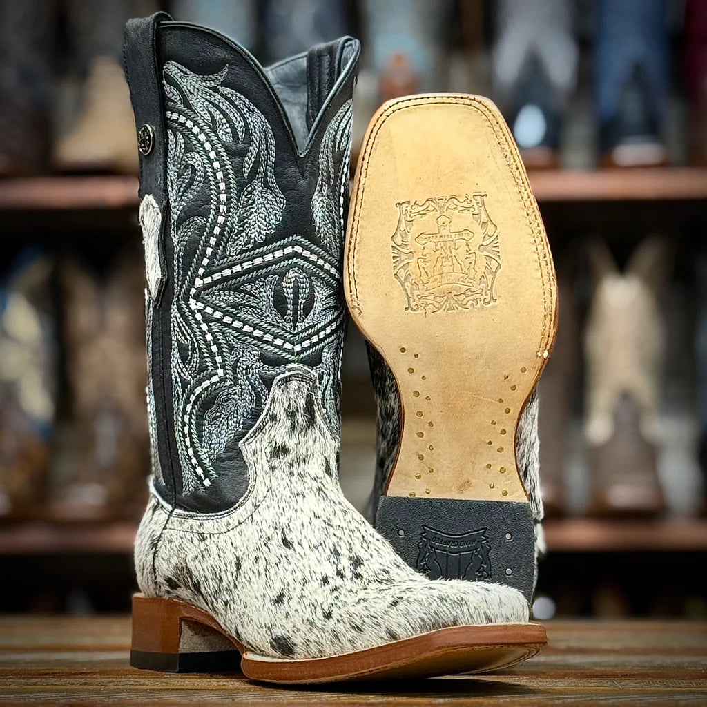 TANNER MARK BOOTS HAIR ON COWHIDE