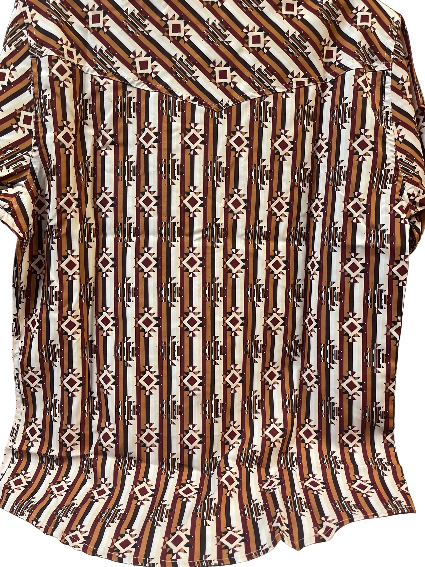 The American West Mens Shirt Short Sleeves Printed