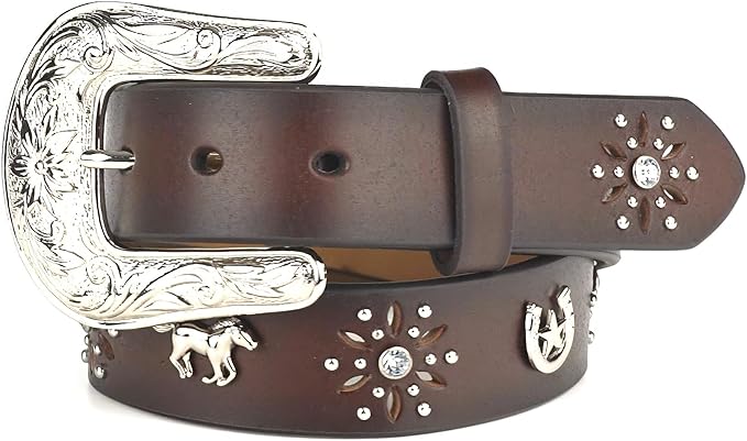 ARIAT Girl's Brown Leather Belt