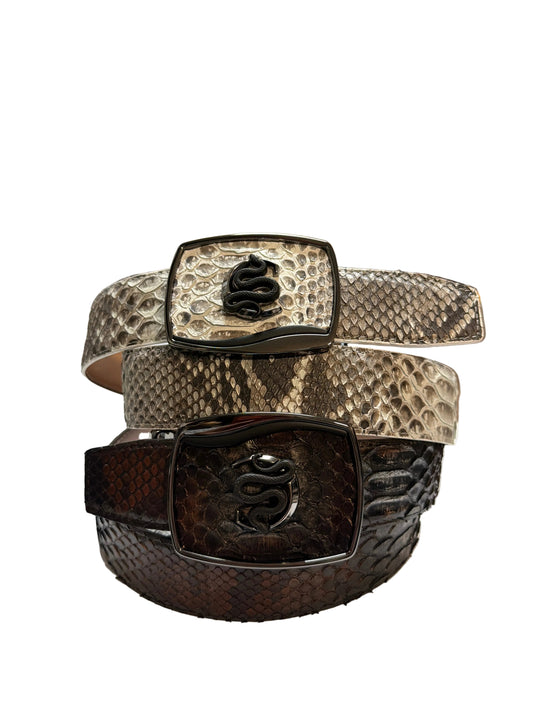 Cudra  Mens   Python  Stiching  Belt