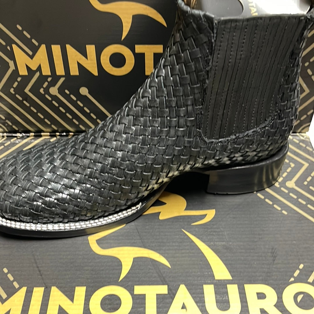 MINOTAURO BOTIN  BLACK FABRIC  076