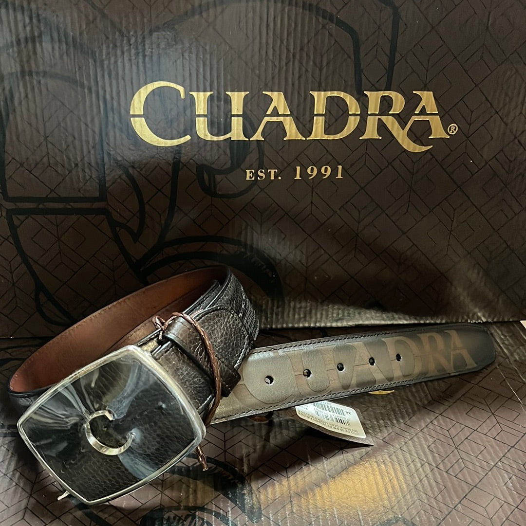 CUADRA MENS BELT GREY DEER