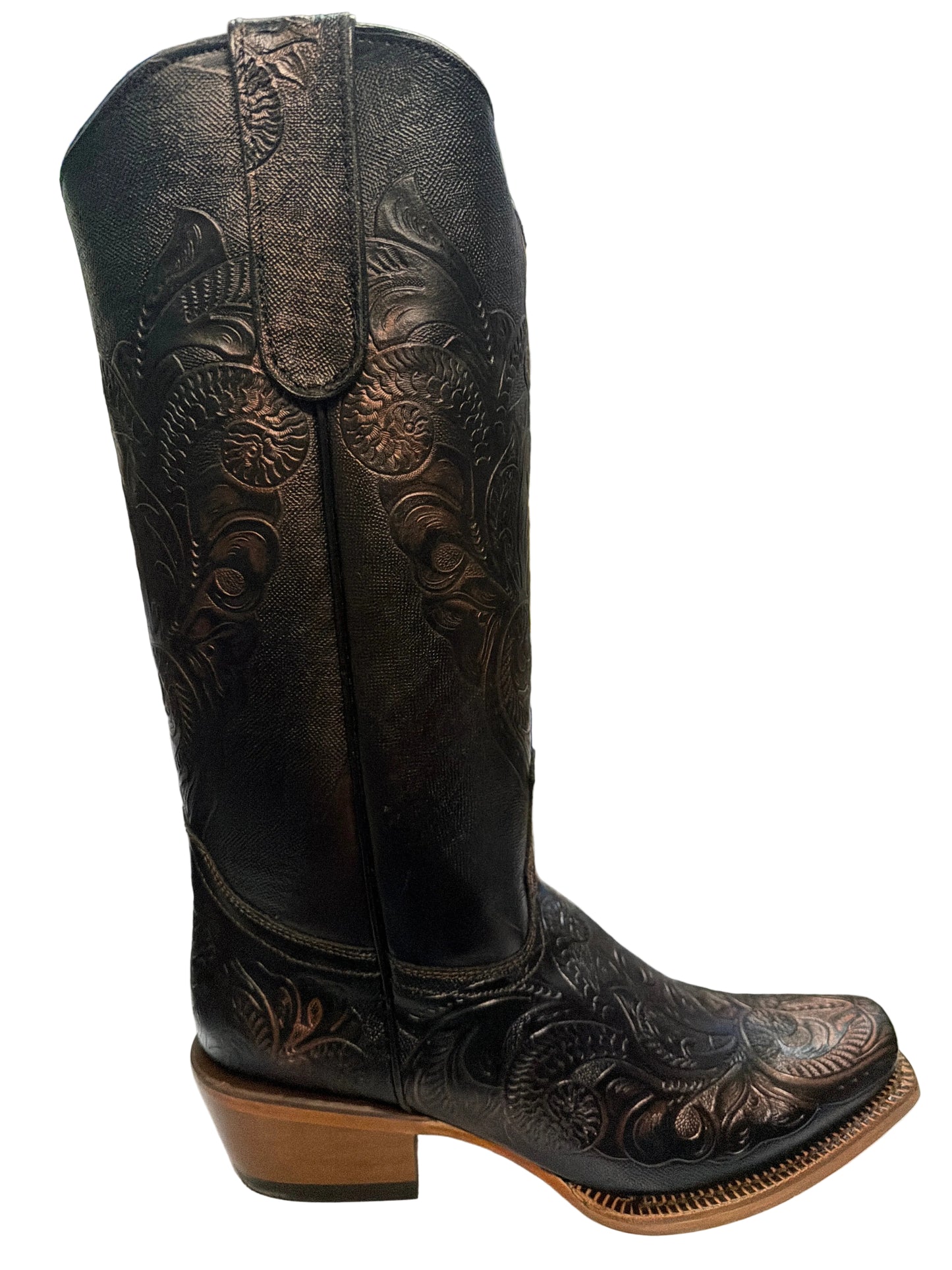 Tanner Mark Boots Womens  Handtool Print  Metallic Copper