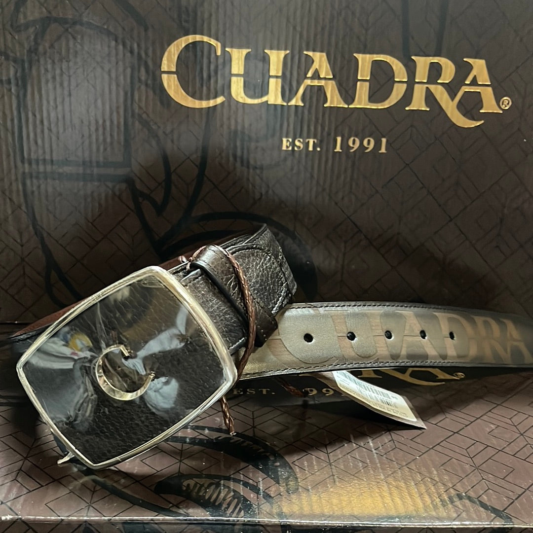 CUADRA MENS BELT GREY DEER