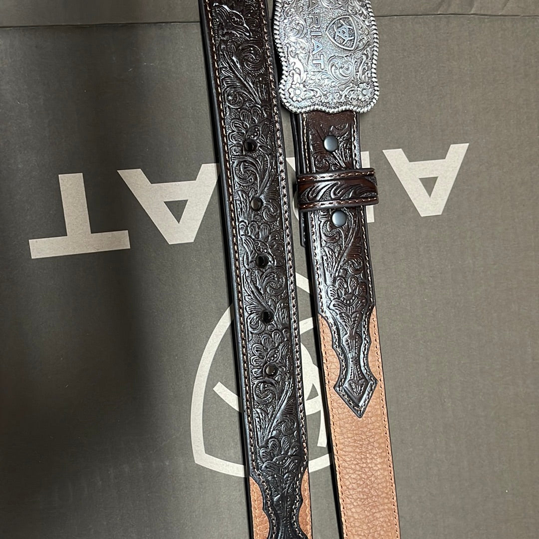 Ariat Boys' Distressed Hand Tooled Belt