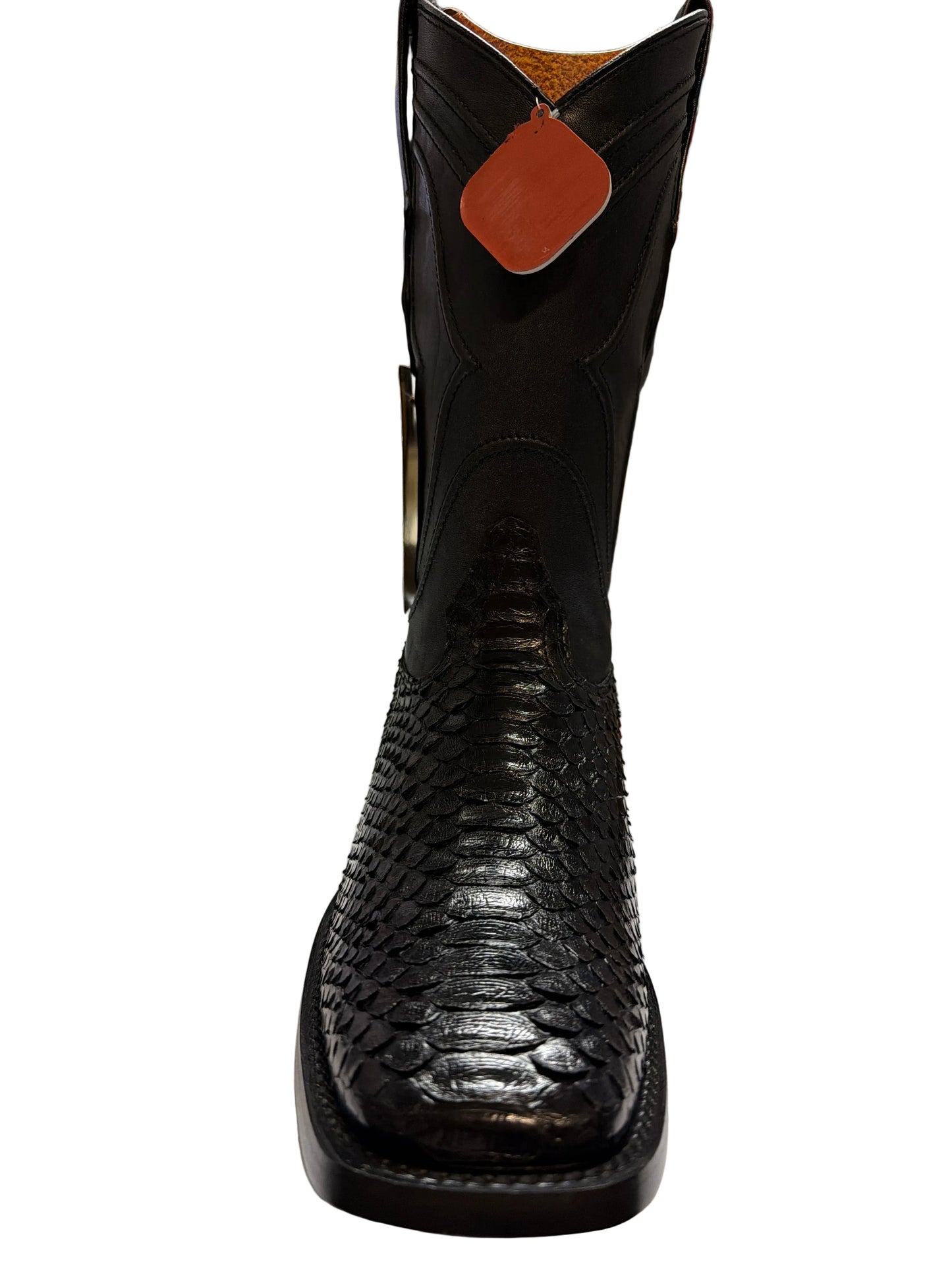 King Exotic  Men's Exotic Python Western Boots  Square Toe