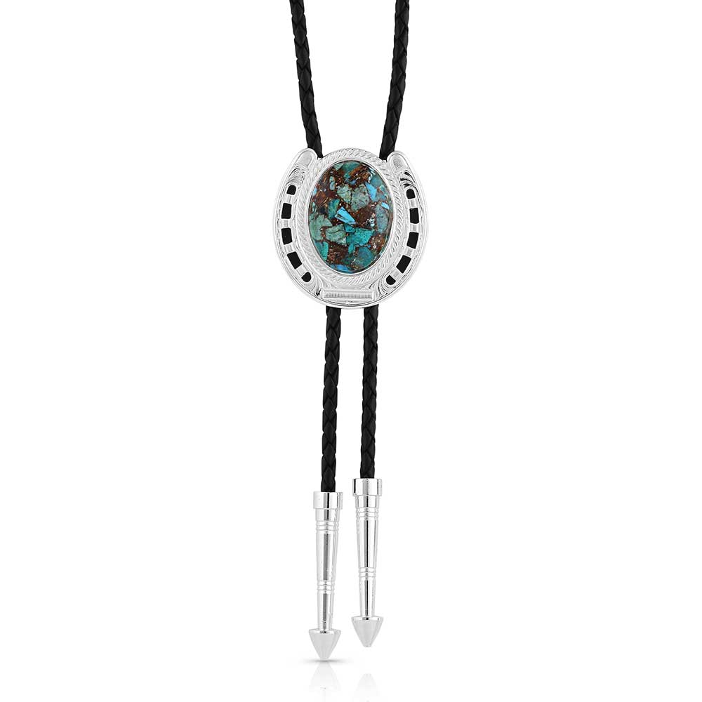 Montana The Pioneer's Turquoise Bolo Tie