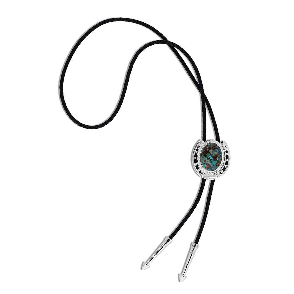 Montana The Pioneer's Turquoise Bolo Tie